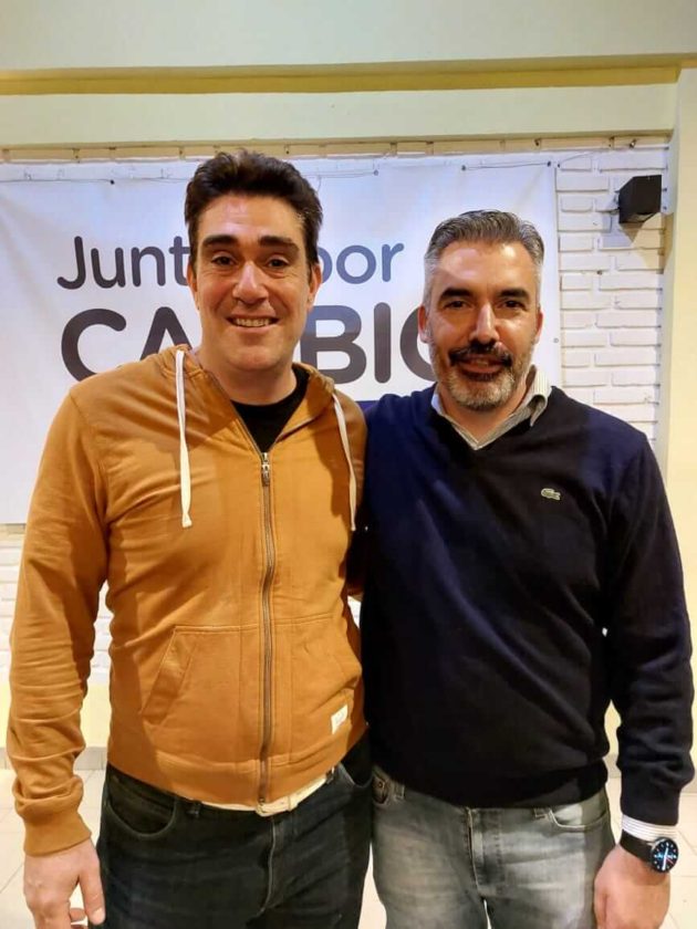 Javier Iguacel junto a Carlos Álvarez