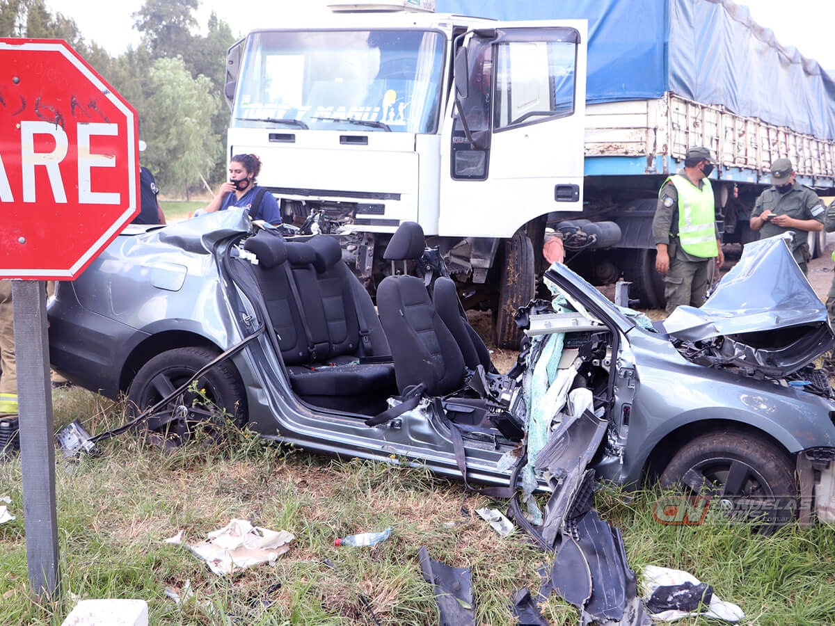 Accidente en Ruta 3, en Cañuelas