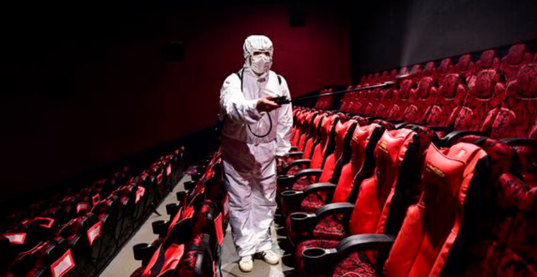 Sanitización de salas de cine