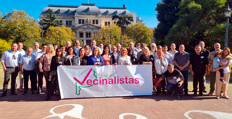 Los Vecinalistas en la ciudad de La Plata