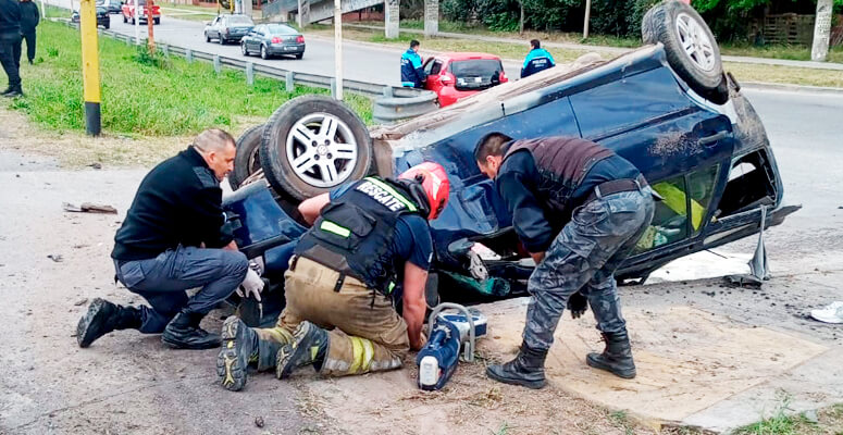 accidente fatal ruta 3 en canuelas vuelco - CañuelasNews