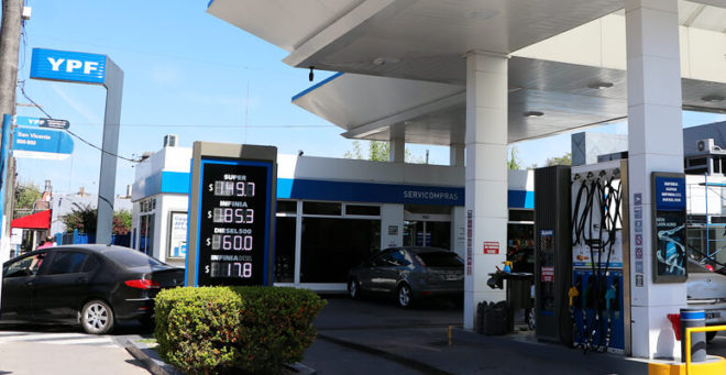 YPF y un nuevo aumento de combustibles