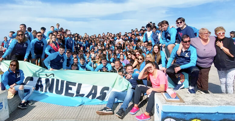 La delegación de Cañuelenses en Mar del Plata