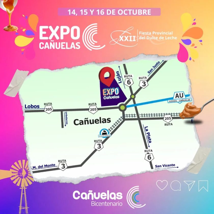 Expo Cañuelas Mapa