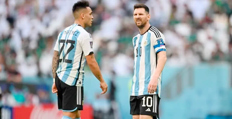 Derrota de la selección argentina