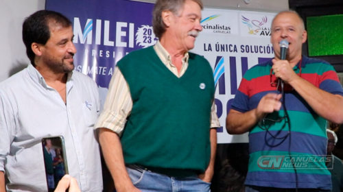 Martín Augusto, Pablo Olveira y “Boyi” Sulpis representantes de La Libertad Avanza en Cañuelas