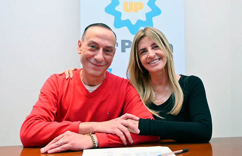 Gustavo Arrieta y Marisa Fassi