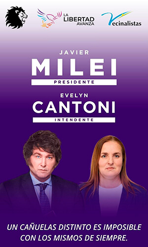 milei-cantoni cañuelas 2023