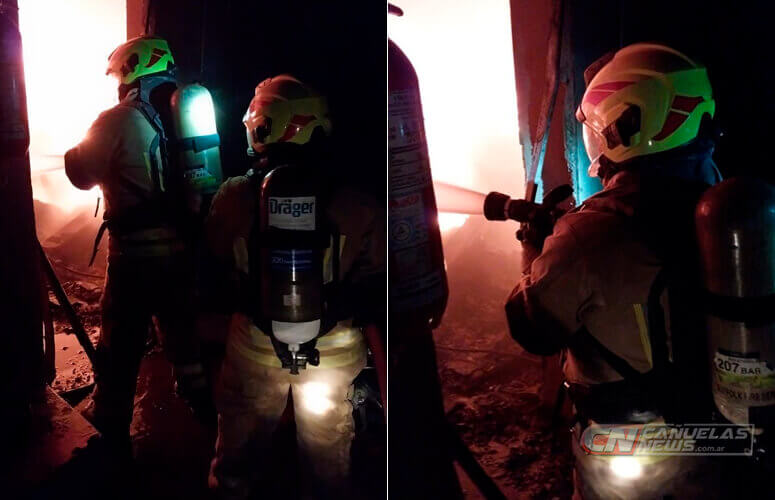 bomberos canuelas colaboracion en las heras 5 | CañuelasNews