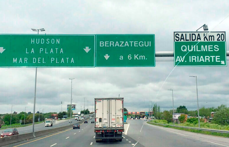 Restricción en la Autopista Buenos Aires La Plata